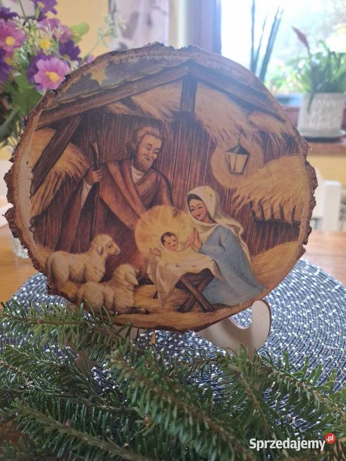 Szopka Bożonarodzeniowa z drewna Strzyżów sprzedam