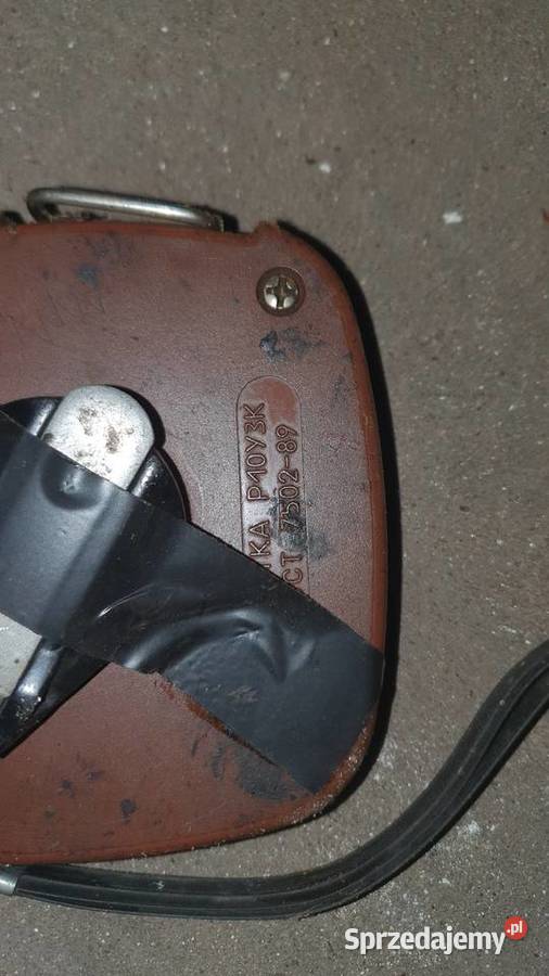 Stara taśma miernicza miarka rosyjska zwijana