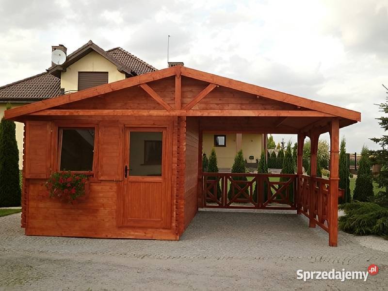 DOMEK Z BALI WIOLA DREWNIANY LETNISKOWY OGRODOWY Parzymiechy
