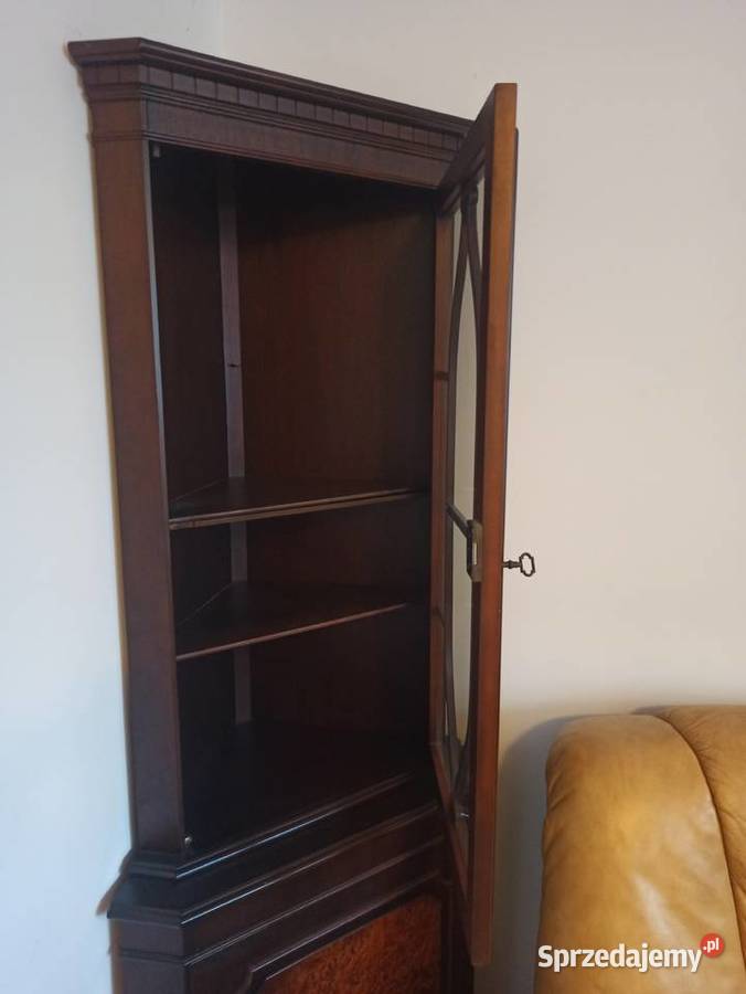 SUPER STAN Witryna narożna Antyk szklana Siedlce