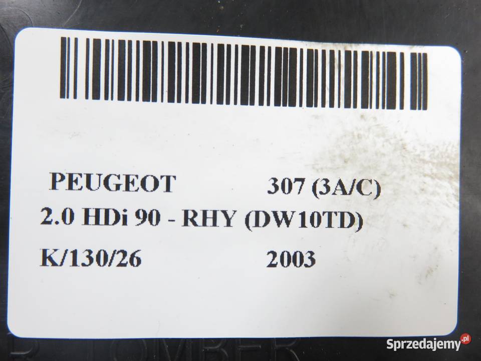 BSI PEUGEOT 307 20 HDi 9644098280 9636760580E