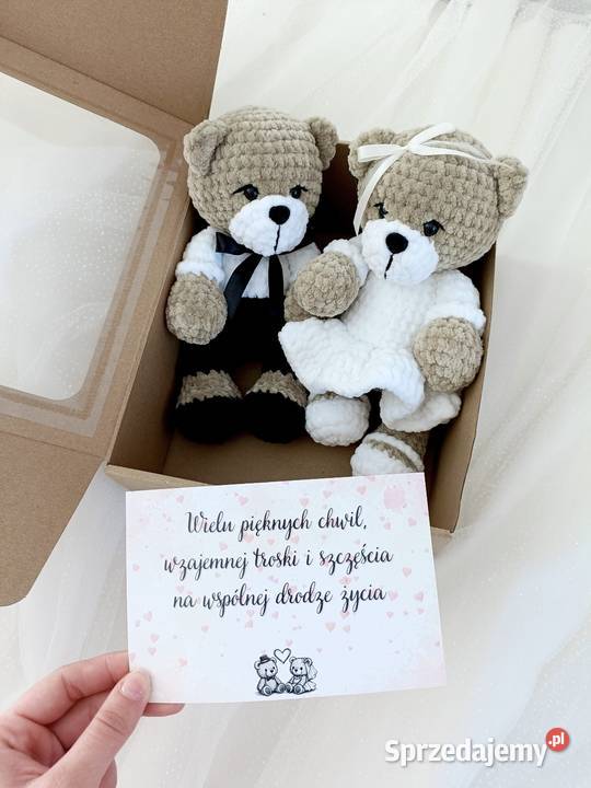 Misie ślubne handmade Warszawa