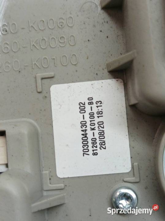 LAMPKA PODSUFITKI 703004430 Toyota Yaris IV 2020