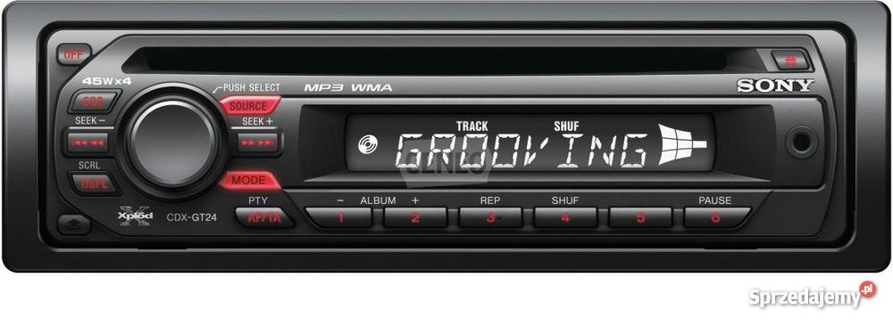 radio samochodowe Sony Xplod GT24 Gniew