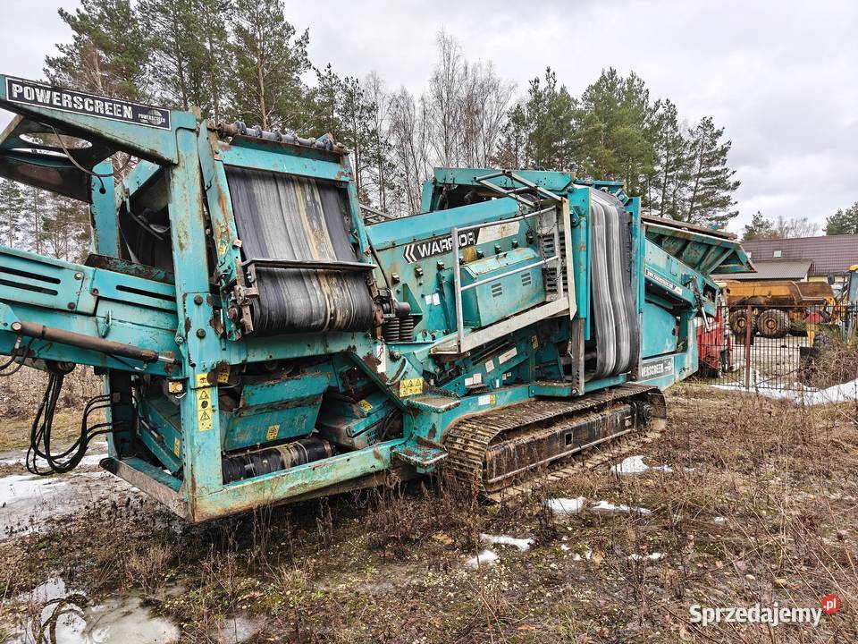Przesiewacz wibracyjny Powerscreen Warrior 1400 Ostrowiec Świętokrzyski sprzedam