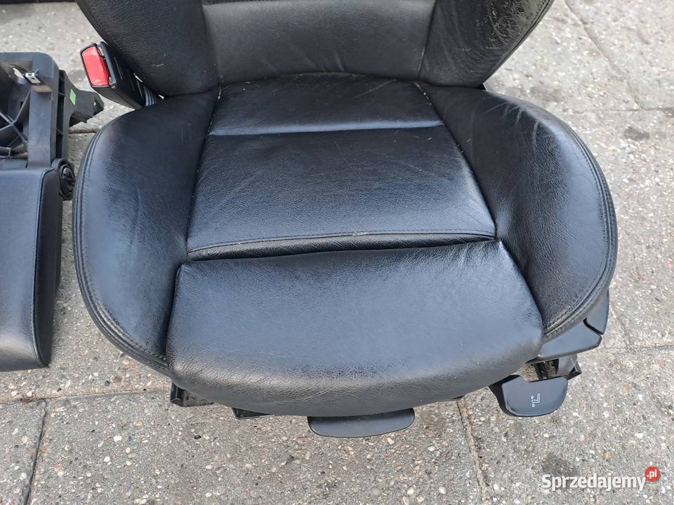 BMW E46 sedan komplet foteli skóra plus
