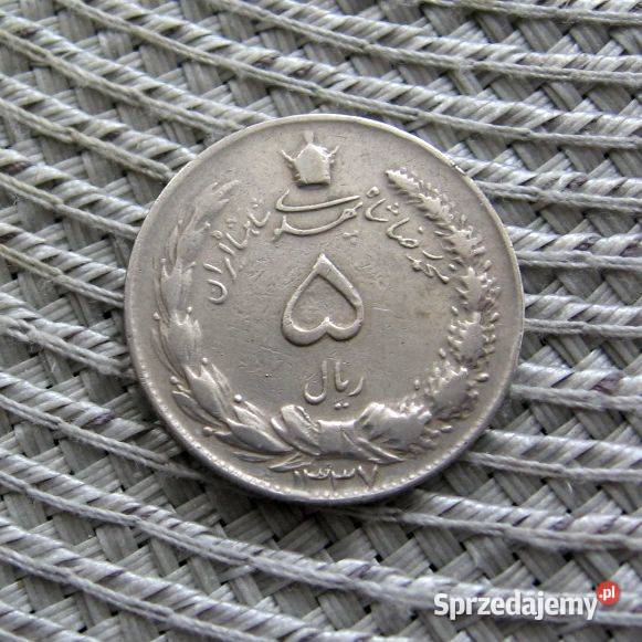 Iran 5 Rialów 1958r Kalisz
