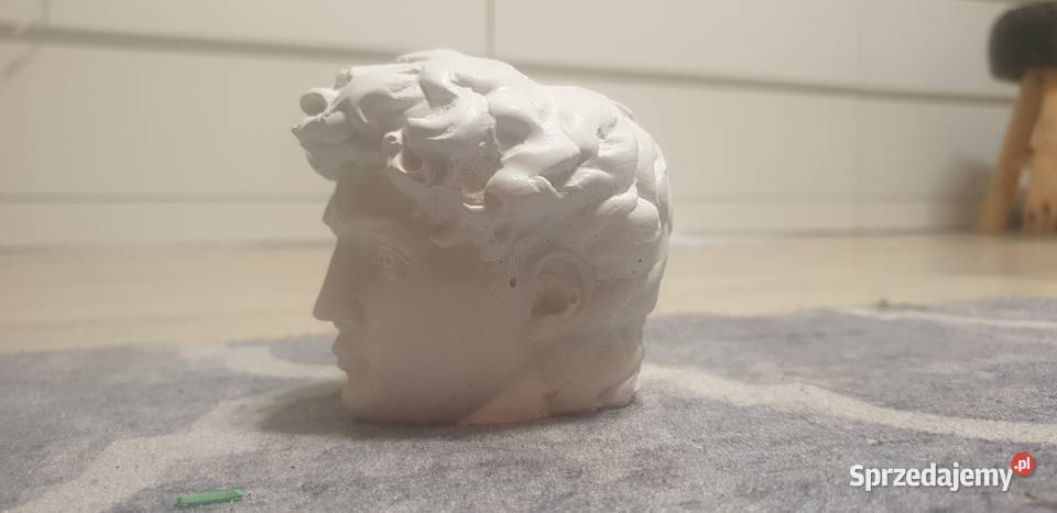 Mała doniczka osłonkaGłowa biały Łódź