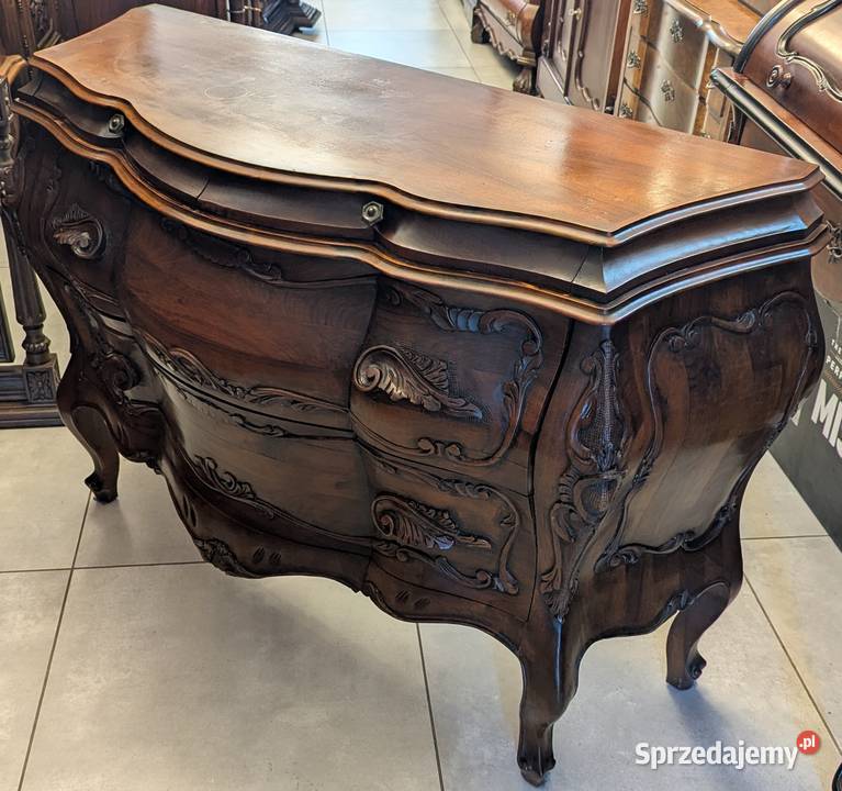 Wspaniała komoda neobarokowa orzech sklep Dąbrowa Górnicza