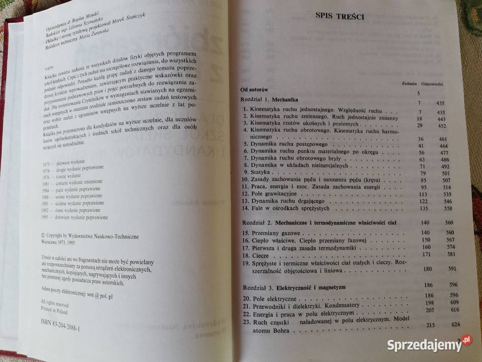 Zbiór zadań z fizyki Jędrzejewski Kruczek Kraków