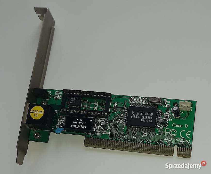 Karta sieciowa Realtek RTL8139D RJ45 ethernet małopolskie Brzesko