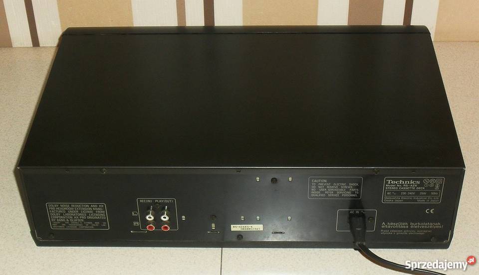 Magnetofon trójgłowicowy TECHNICS RSAZ6 WYSOKIEJ Magnetofony Gliwice
