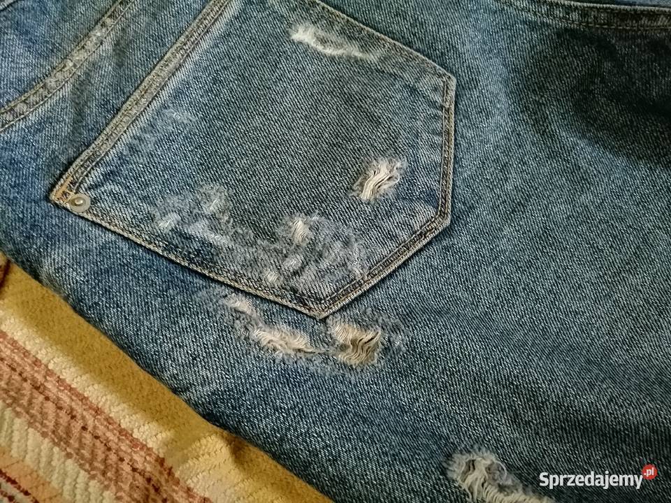 NOWE spodnie ZARA dżinsy Ripped jeans boyfriendy Leszno