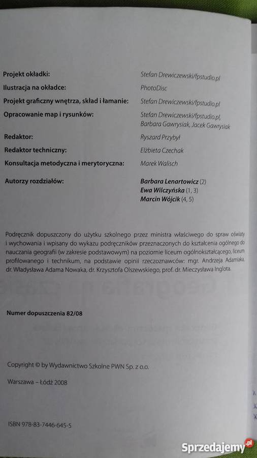 Geografia na czasie podręcznik zakres mazowieckie Małkinia Górna