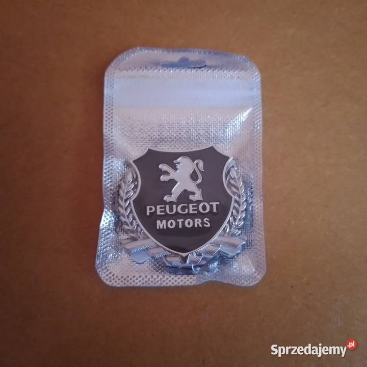 Naklejki 3D metalowe Peugeot Wyszków