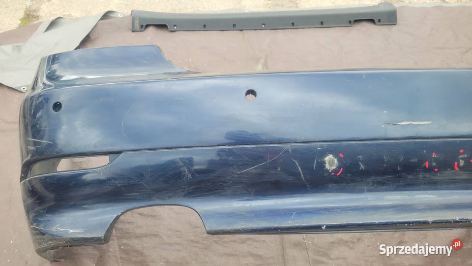 BMW 5 E60 SEDAN ZDERZAK TYLNY TYŁ 51127033707 Zderzaki Ruda Śląska