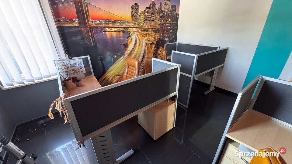 Meble Biurka Boksy CALL CENTER Infolinia Zestaw śląskie Żory