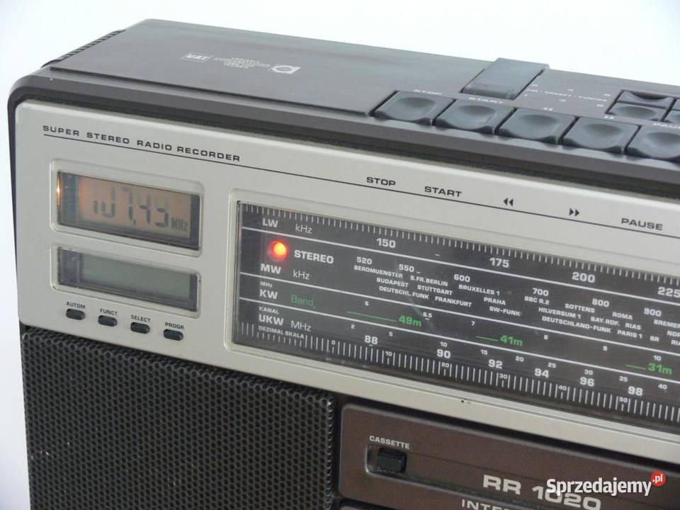 Radio magnetofon Grundig RR1020 Vinage WYSYŁKA Jasło