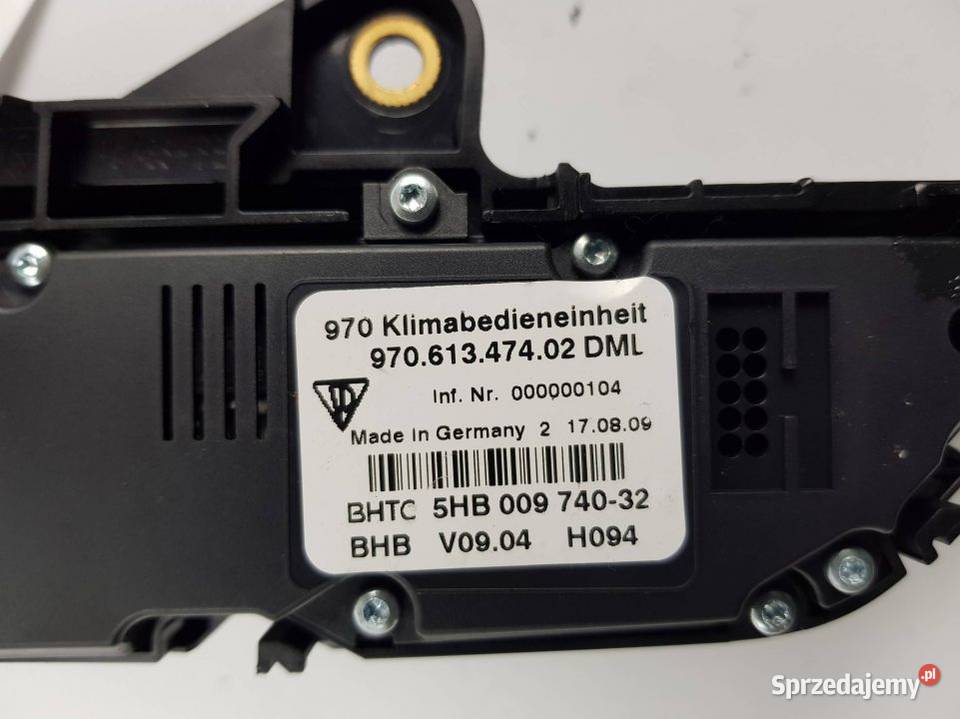 PANEL STEROWANIA RADIA97065320504 PANAMERA Motoryzacja kujawsko-pomorskie Lipno