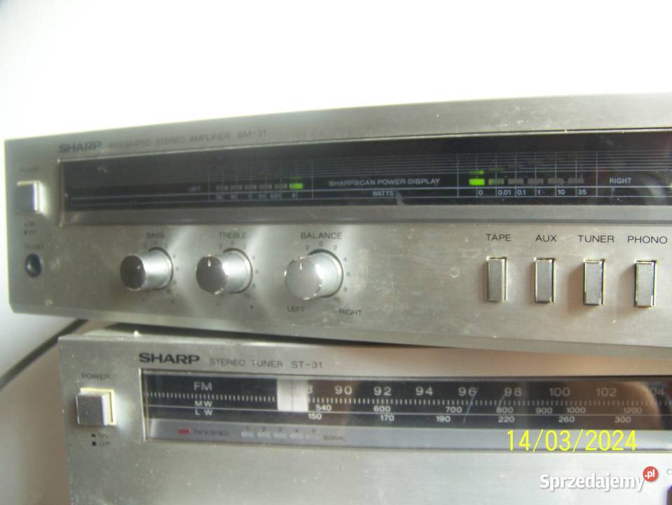 Wzmacniacz SHARP SM 31 Warszawa
