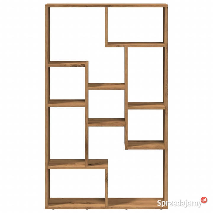 Regał na książki dąb artisian 72x20x120 WM858164 mazowieckie Warszawa