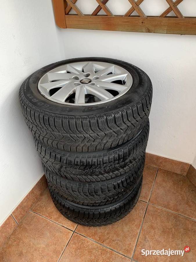 Koła zimowe opony PIRELLI i felgi alum18560 R15 mazowieckie Warszawa sprzedam