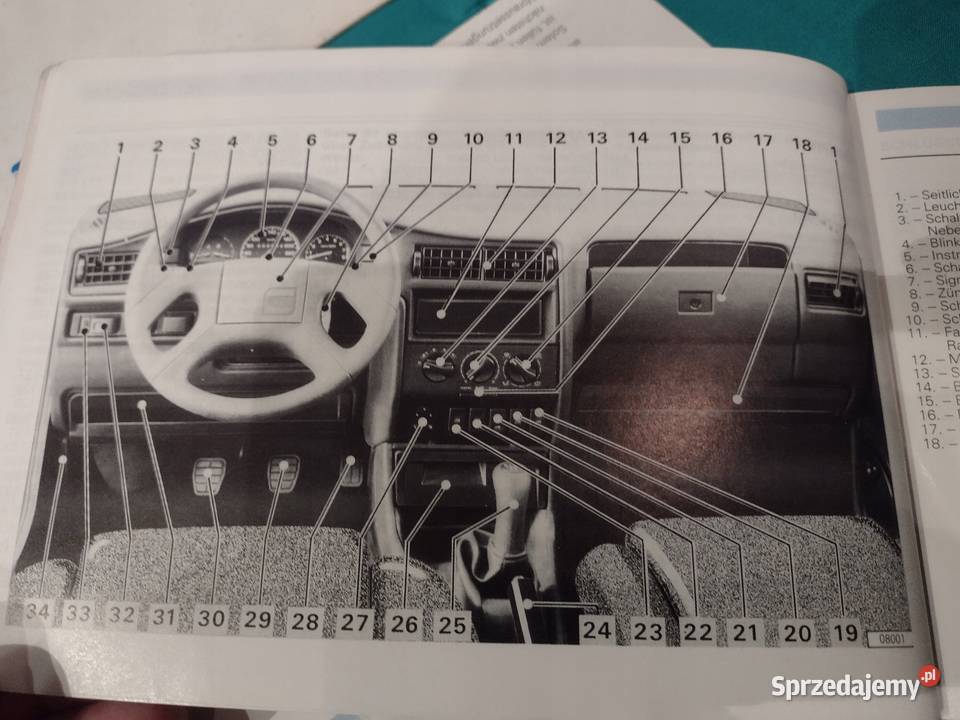 SEAT TOLEDO 1 Instrukcja Obsługi książka Łódź sprzedam