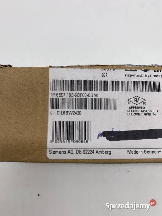 Siemens 6ES7 1936BP000BA0 Warszawa