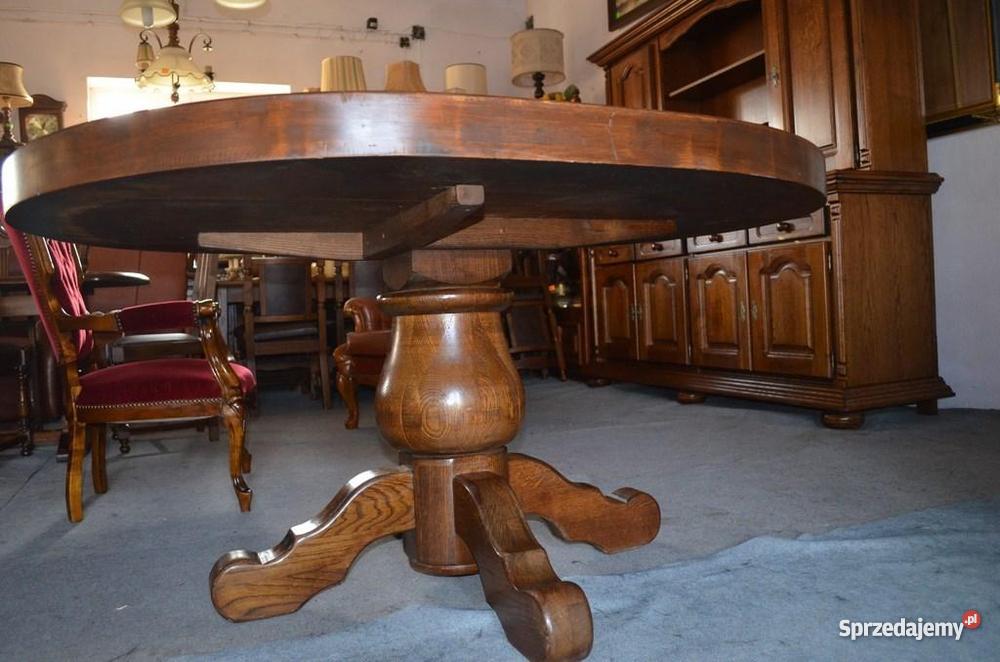 Masywny stół 100 lity dąb meble holenderskie Str Konin