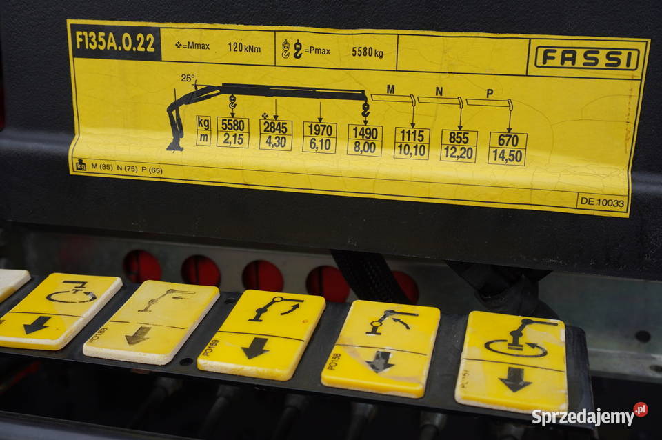 Iveco Stralis 19310 4x2 E6 100 FASSI F135A022 pierwszy właściciel Dźwigi samochodowe Kraków