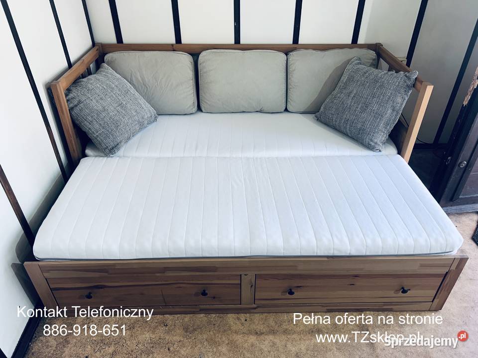 IKEA HEMNES Lite drzewo Łóżko Leżanka z 2 śląskie