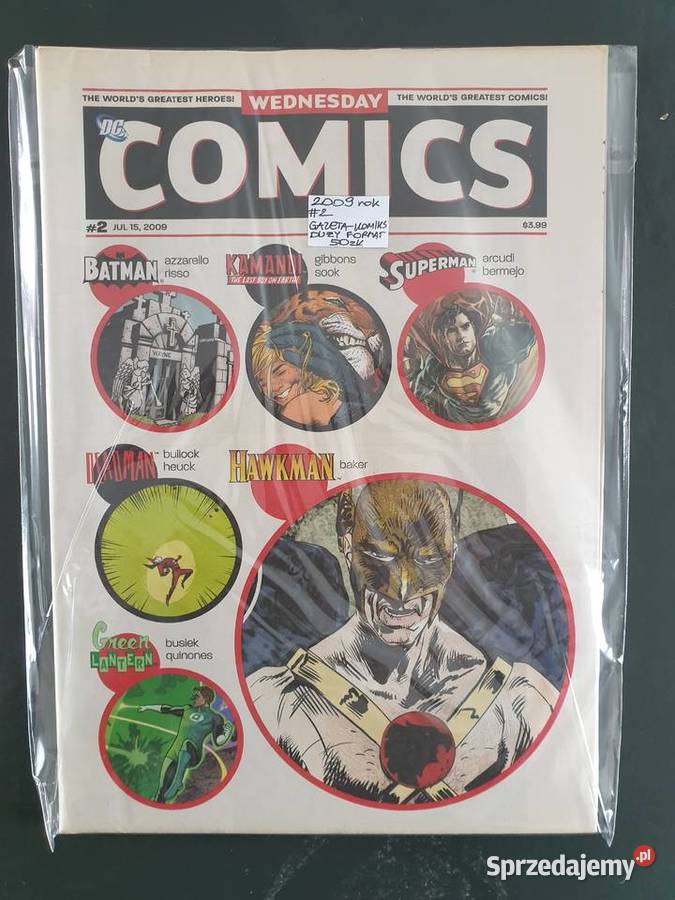 Wednesday Comics gazeta komiksowa DC Gdynia