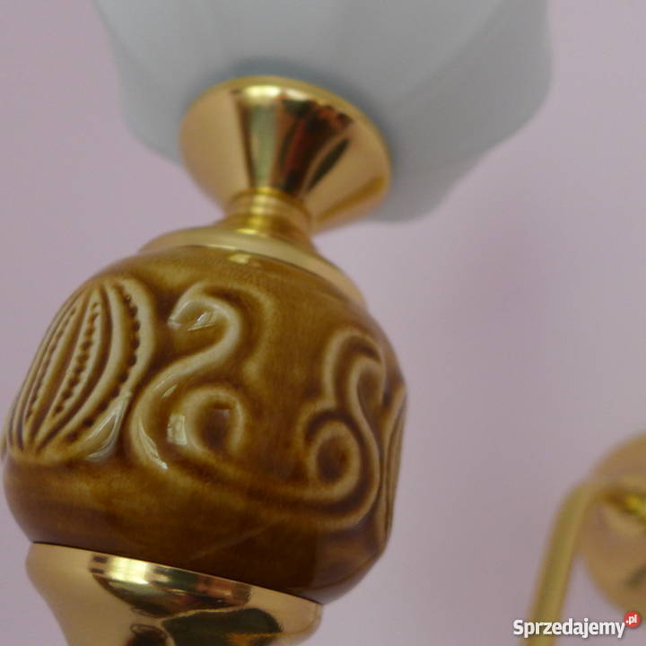 2 kinkiety ART DECO klosze żyłkowe RENOWACJI Warszawa