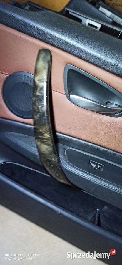 bmw e81 boczki europa brazowa skóra Pozostałe Imielin