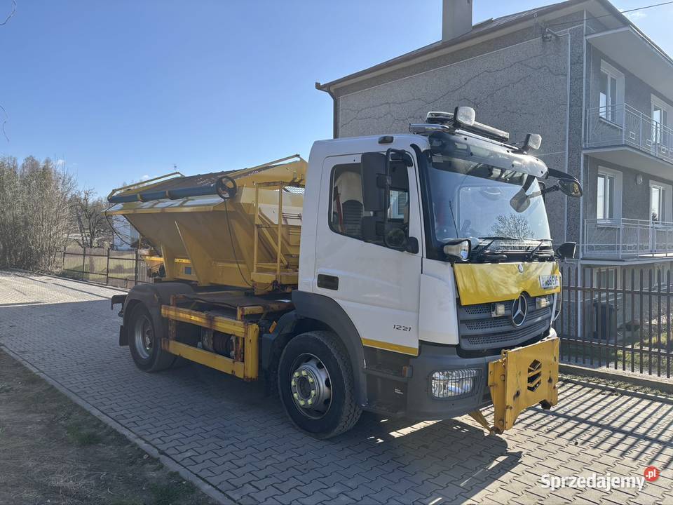 Mercedes Atego III 2015 4x2 piaskarka solarka Pługi (piaskarki) Ropczyce
