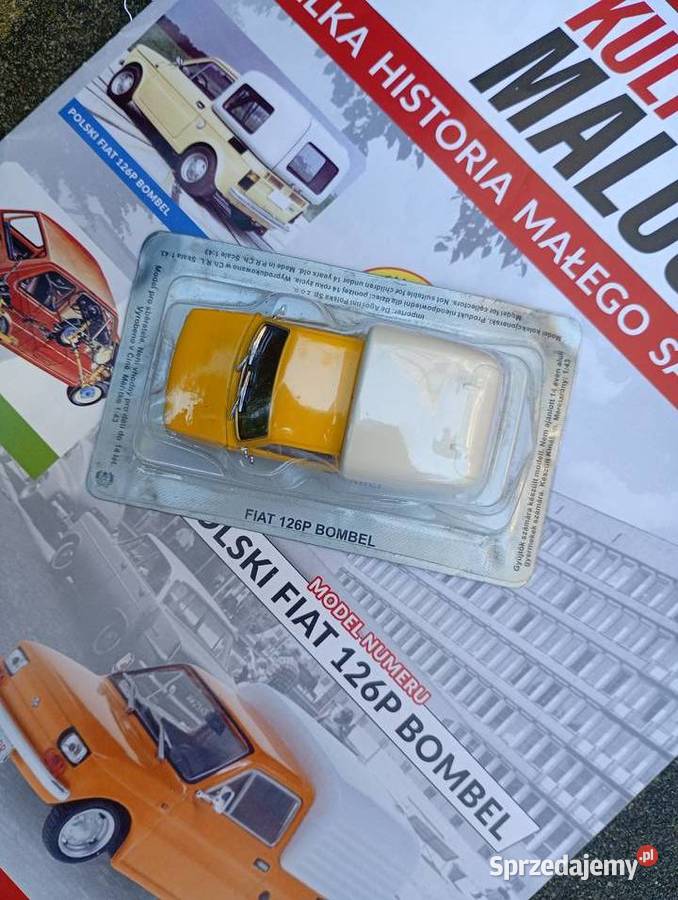 FIAT 126P BOMBEL model kolekcja 143 kultowe auta Modelarstwo Warszawa