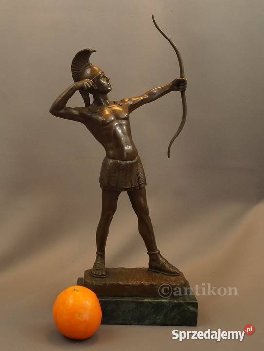 Rzeźba Łucznik z brązu Gdańsk