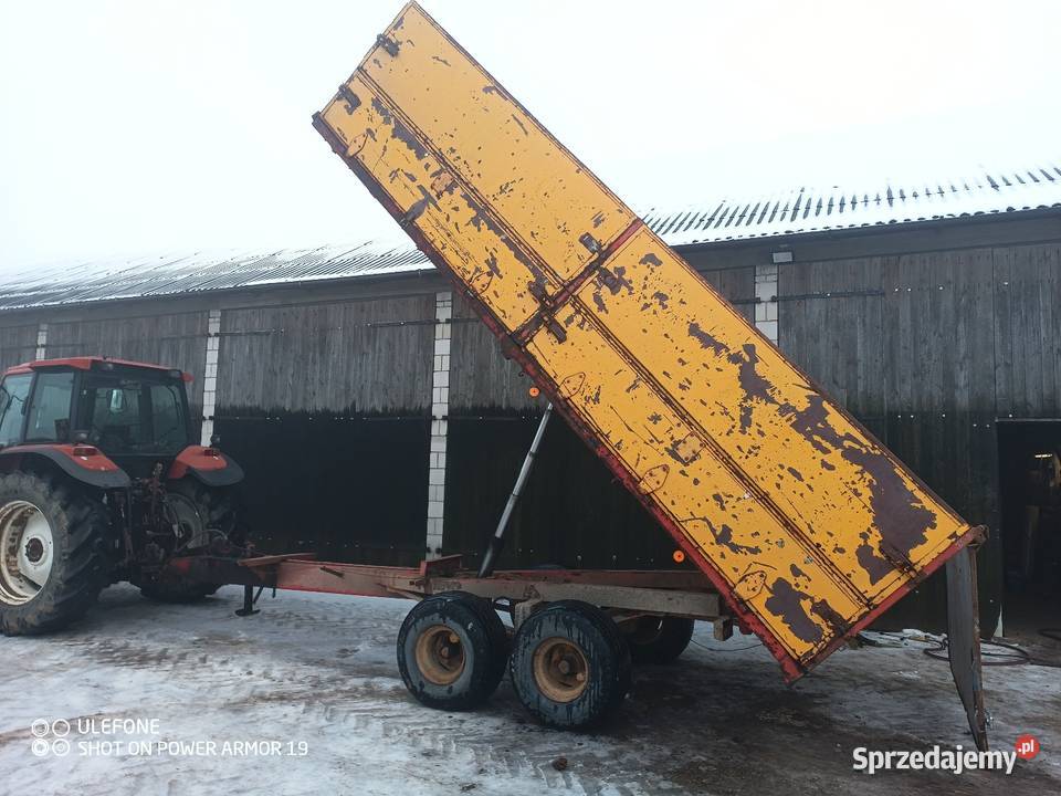 Przyczepa wywrotka tandem 12t bliźniak ze Rostkowo