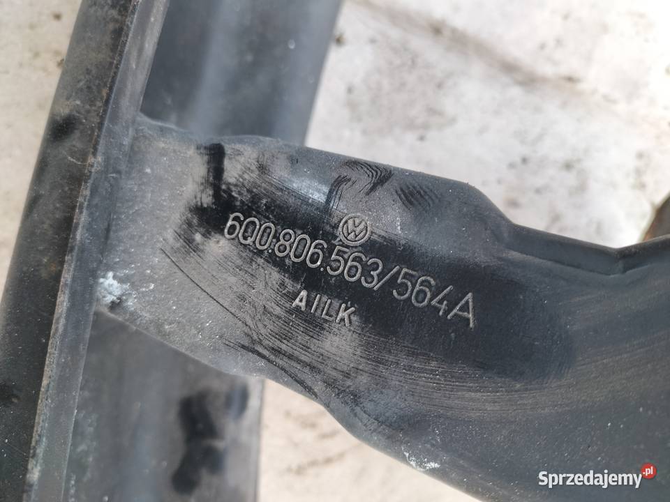 VW POLO MK4 9N BELKA WZMOCNIENIE ZDERZAKA PRZÓD Wzmocnienia, belki i wsporniki lubelskie Kamień-Kolonia