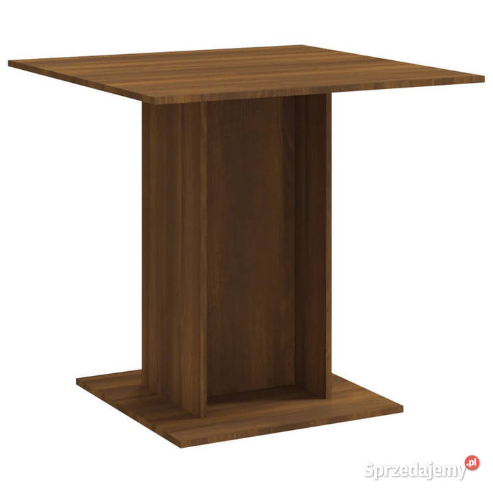 Stół jadalniany brązowy dąb 80x80x75 WM825824 mazowieckie Warszawa