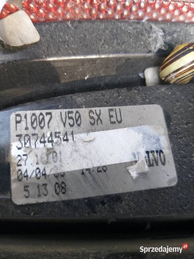lampy tył volvo v50 mazowieckie Myszyniec