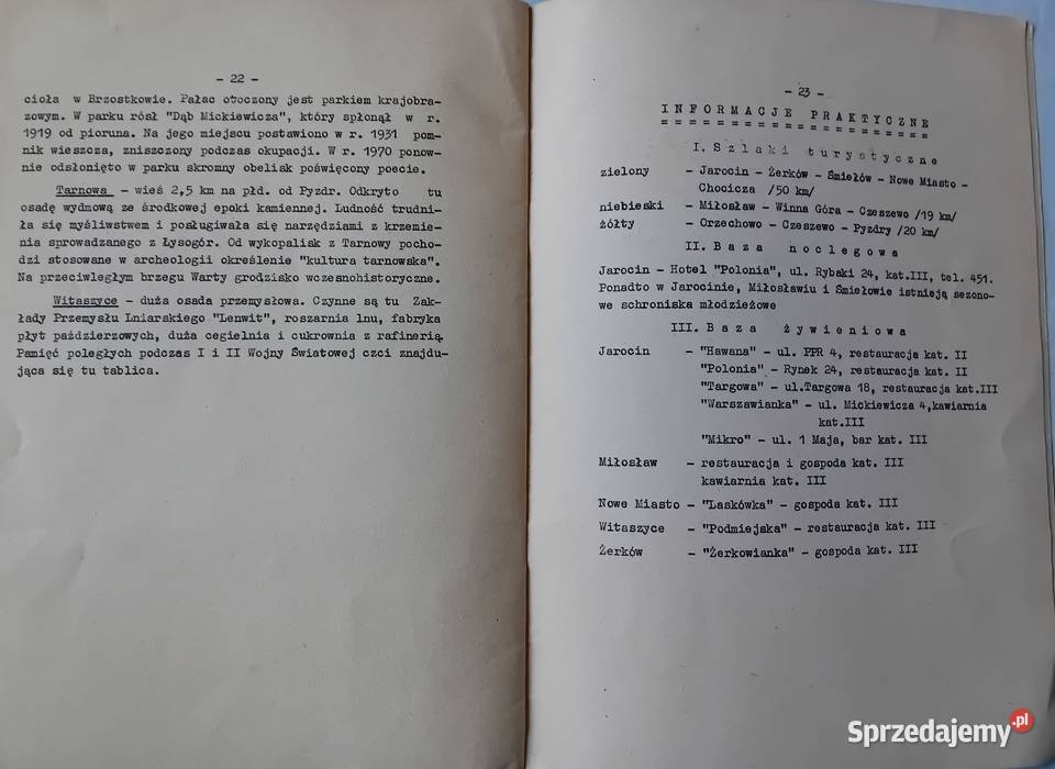Żerków i Informacja turystyczna uczestników X