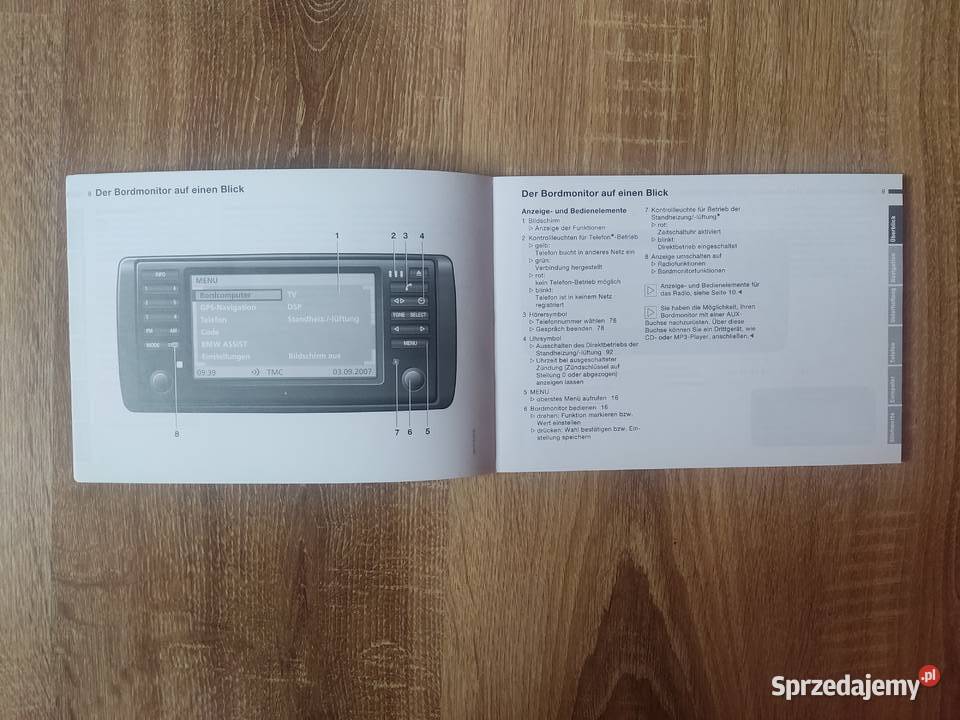 Bmw e39 instrukcja książka obsługi samochodu Akcesoria samochodowe Wapiennik sprzedam