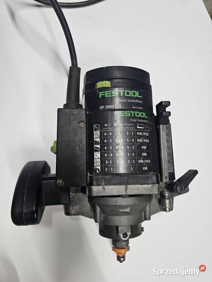 FESTOOL OF 2000 E1 frezarka 2000W GERMANY Radomsko