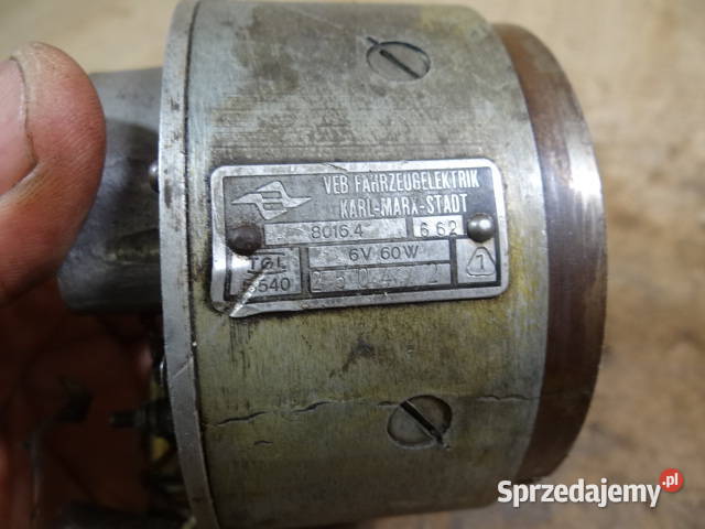 stojan prądnica mz 6v 60 w org DDR Żary