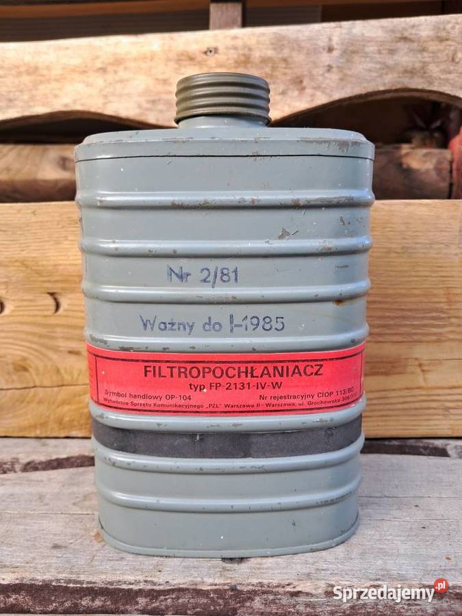 Filtropochłaniacz do maski przeciwgazowej Świecie