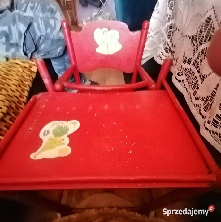 Krzesełko retro vintage z PRLU do karmienia Sosnowiec
