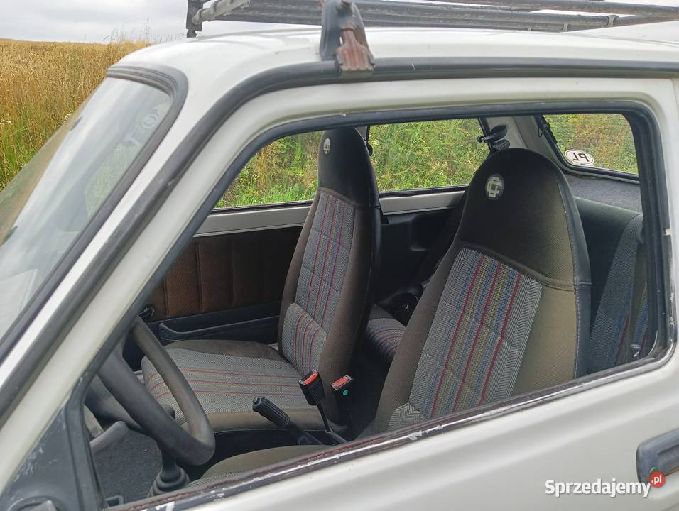 Maluch fiat 126p el 650 fotele lotnicze 126 Klimontów