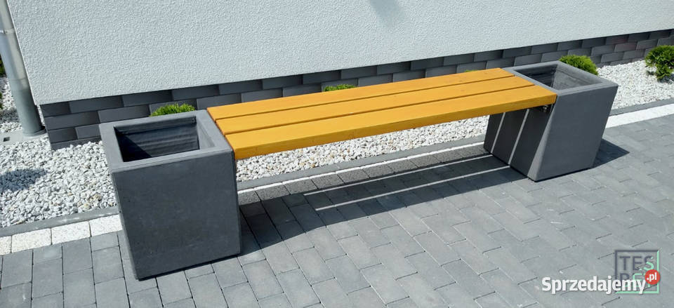 ławka z betonu architektonicznego Ł1 beton Łódź