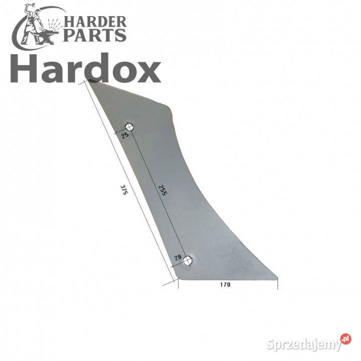Pierś HARDOX 90063161P części do pługa SKJOLD Suwałki